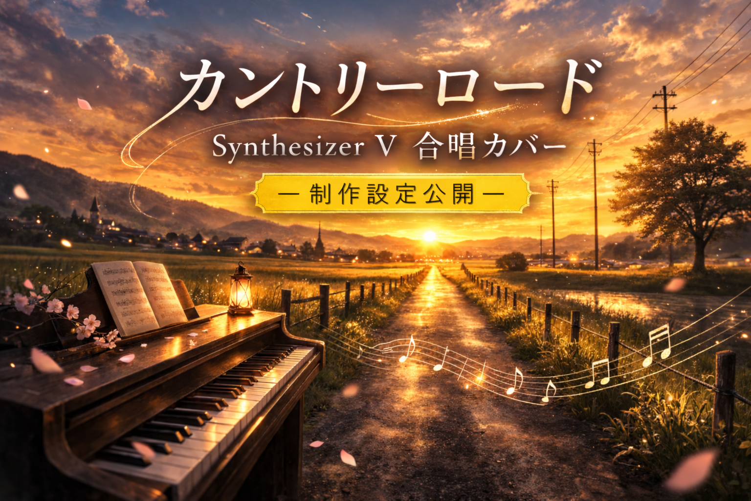 カントリーロード｜Synthesizer V 合唱カバー制作設定公開