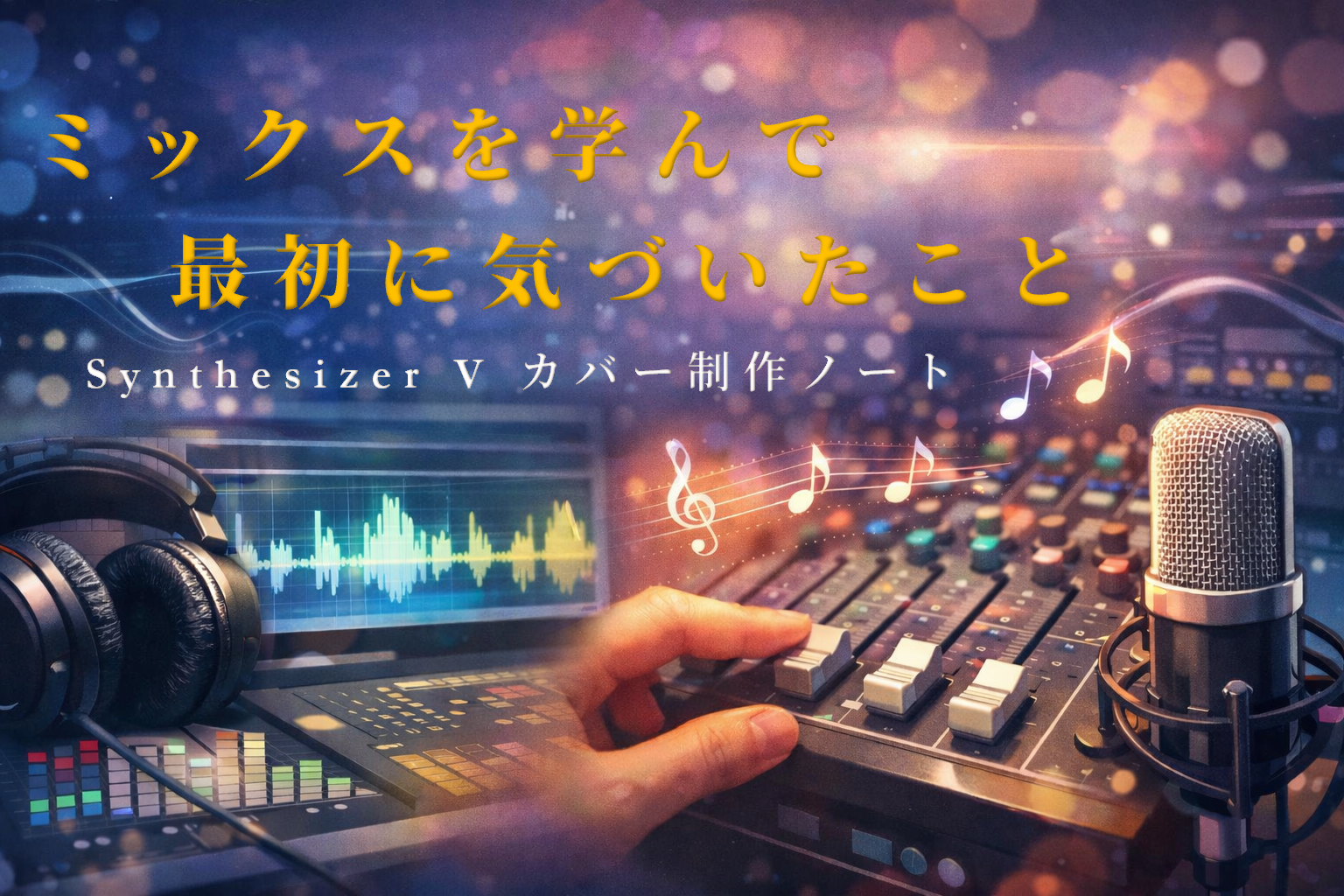ミックスを学んで最初に気づいたこと｜Synthesizer Vカバー制作ノート